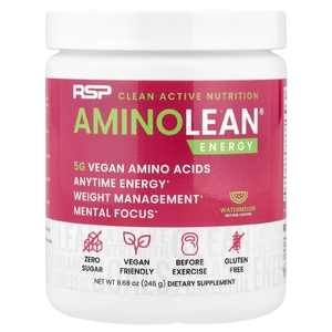 RSP Nutrition, AminoLean® Energy, со вкусом арбуза, 246 г (8,68 унции)