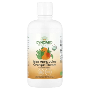 Dynamic Health, Органическое алоэ вера, апельсин и манго, 32 жидких унции (946 мл)