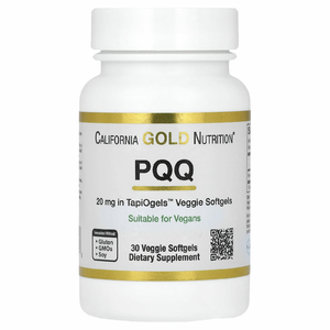 California Gold Nutrition, пирролохинолинхинон, 20 мг, 30 растительных капсул