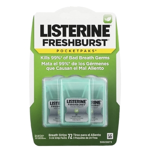 Listerine, Pocketpaks, Fresh Burst, 3 шт., По 24 шт. (Товар снят с продажи) 