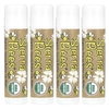 Sierra Bees, Органические бальзамы для губ, какао-масло, 4 штуки в упаковке весом 0,15 унции (4,25 г) каждая
