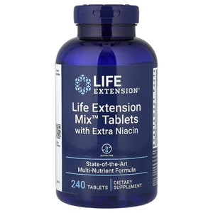 Life Extension, Смесь с ниацином Extra, 240 таблеток