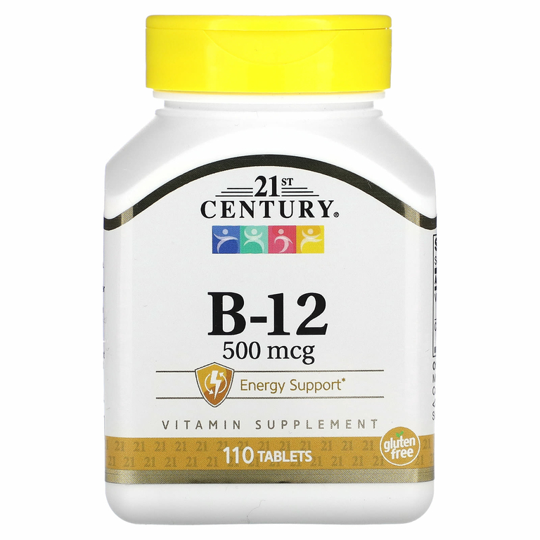 21st Century, B-12, 500 мкг, 110 таблеток