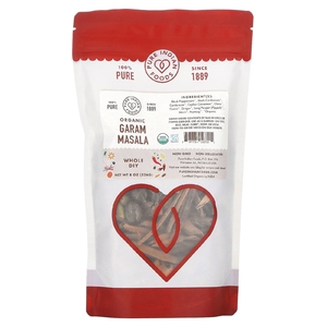 Pure Indian Foods, Органический гарам масала, полностью готовый к употреблению, 226 г (8 унций)