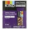 KIND Bars, Nuts & Spices, Соленая карамель и темный шоколад с орехами, 12 батончиков по 1,4 унции (40 г) каждый
