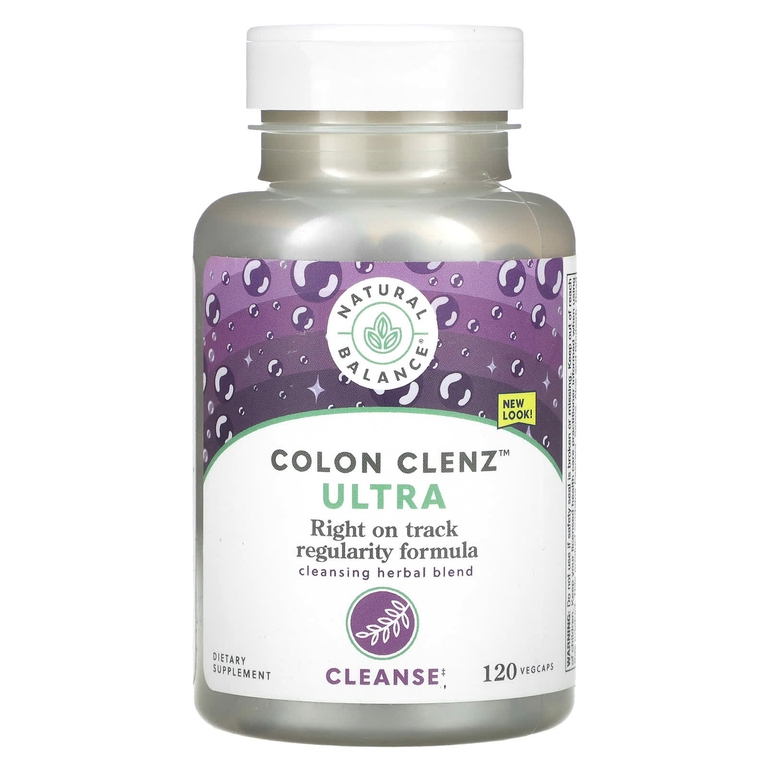 Natural Balance, Colon Clenz Ultra, очищающая травяная смесь, 120 растительных капсул