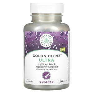 Natural Balance, Colon Clenz Ultra, очищающая травяная смесь, 120 растительных капсул