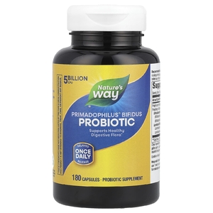 Nature's Way, Primadophilus®, бифидобактерии, пробиотик, 5 млрд КОЕ, 180 капсул