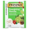 Twinings, бодрящий зеленый чай с матчей, клюквой и лаймом, 18 чайных пакетиков, 36 г (1,27 унции)