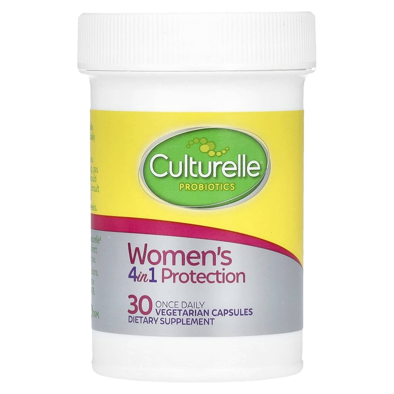 Culturelle, Пробиотики, защита 4 в 1 для женщин, 30 вегетарианских капсул для приема один раз в день