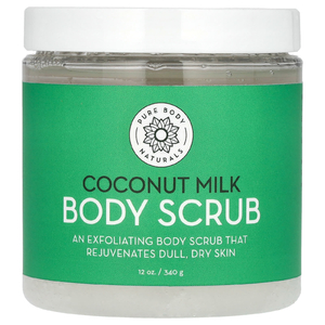 Pure Body Naturals, скраб для тела с кокосовым молоком, 340 г (12 унций)