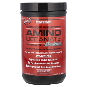 MuscleMeds, аминодеканат, фруктовый пунш, 381 г (13,4 унции)