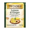 Twinings, Ароматизированный травяной чай, лимон и имбирь, без кофеина, 50 чайных пакетиков, 75 г (2,65 унции)