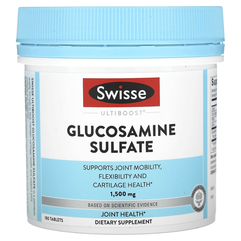 Swisse, Ultiboost, сульфат глюкозамина, 1500 мг, 180 таблеток