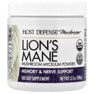 Host Defense® Mushrooms™, ежовик гребенчатый, порошок грибного мицелия, 100 г (3,5 унции)