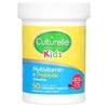 Culturelle, мультивитамины и пробиотики, для детей старше 3 лет, натуральный фруктовый пунш, 50 жевательных таблеток