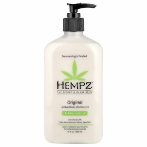 Hempz, увлажняющий растительный крем для тела, оригинальный, 500 мл (17 жидк. унций)