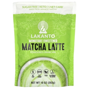 Lakanto, латте с матча, подслащенное архатом, 283 г (10 унций)