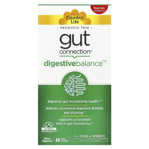 Country Life, Gut Connection® Digestive Balance ™, 60 веганских капсул