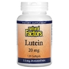 Natural Factors, лютеин, 20 мг, 120 капсул