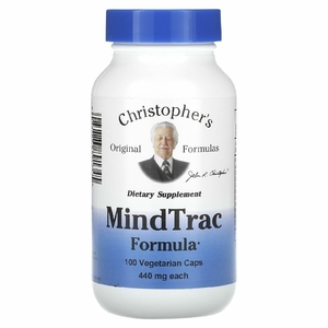 Christopher's Original Formulas, MindTrac Formula, 440 мг, 100 вегетарианских капсул