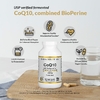 California Gold Nutrition, коэнзим Q10 с экстрактом BioPerine, 100 мг, 150 растительных капсул