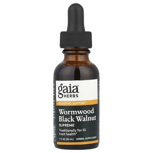 Gaia Herbs, Полынь, черный орех, экстракт 1 жидких унции (30 мл)