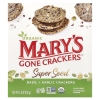Mary's Gone Crackers, Органические крекеры с семенами высшего качества, базилик + чеснок, 156 г (5,5 унции) (Товар снят с продажи) 