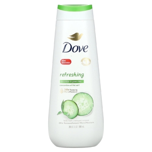 Dove, Освежающее гель для душа, с огурцом и зеленым чаем, 591 мл (20 жидк. унц.) (Товар снят с продажи) 