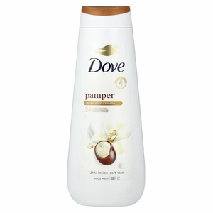 Dove, гель для душа, масло ши и ваниль, 20 жидк. унций