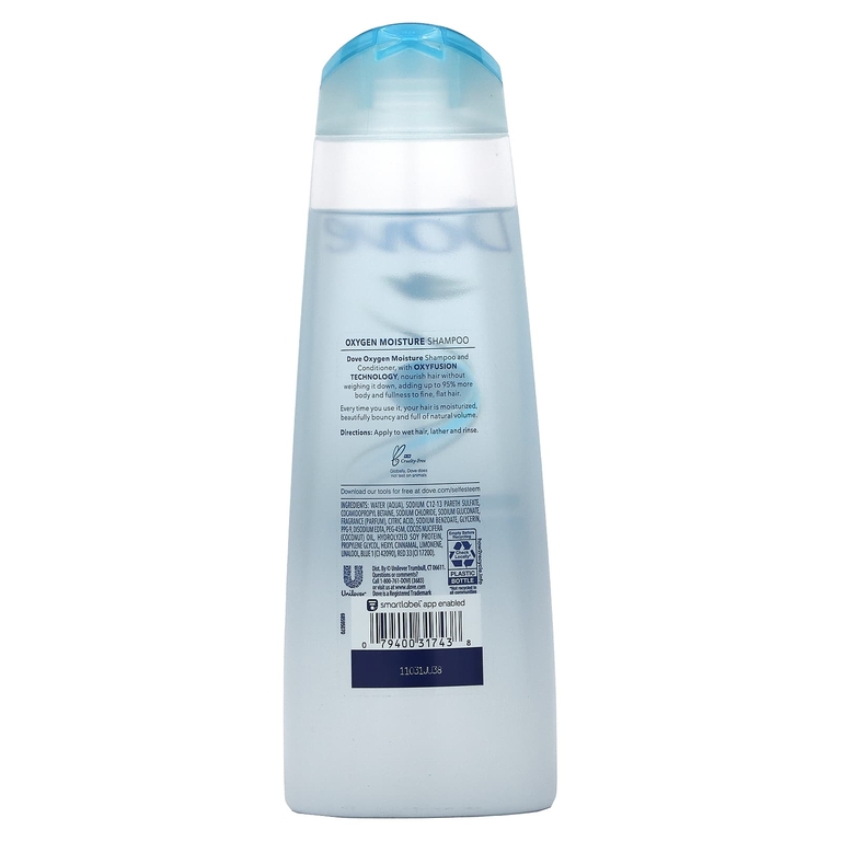 Dove, Шампунь Nutritive Solutions, Oxygen Moisture, 355 мл