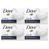 Dove, Мыло Beauty Bar, глубокое увлажнение, белое, 4 шт., По 106 г (3,75 унции)