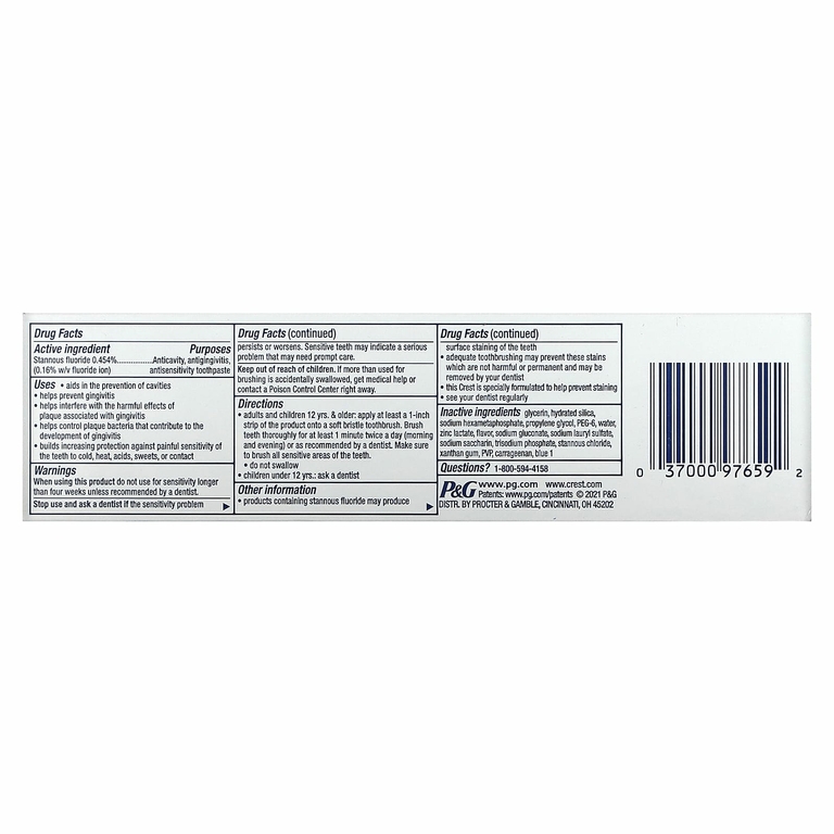 Crest, Pro Health,  улучшенная зубная паста с фторидом, защита десен, 144 г (5,1 унции)