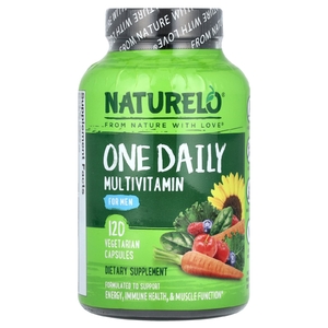 NATURELO, мультивитамины для мужчин, для ежедневного применения, 120 вегетарианских капсул