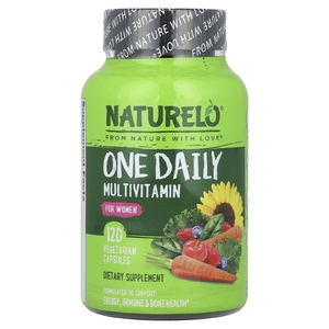 NATURELO, One Daily, мультивитамины для женщин, для приёма один раз в день, 120 вегетарианских капсул