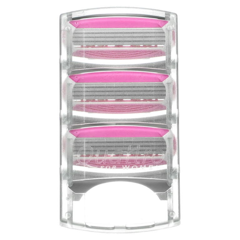 Schick, Quattro For Women, 1 бритва, 4 кассеты