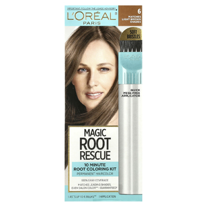 L'Oréal, Magic Root Rescue, 10-минутный набор для окрашивания корней, 6 светло-коричневых, 1 применение