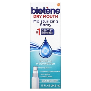 Biotene Dental Products, Увлажняющий спрей для сухого рта, нежная мята, 44,3 мл (1,5 жидк. унц.)