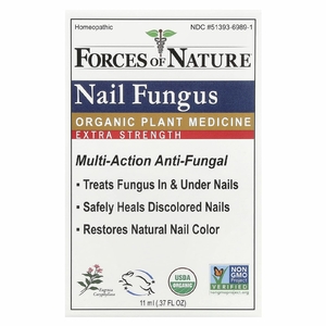 Forces of Nature, грибок для ногтей, органическое растительное средство, 11 мл (0,37 жидк. унции)