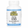 Natural Factors, витамин D3, 50 мкг (2000 МЕ), 90 таблеток
