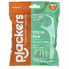 Plackers, Micro Line®, флоссеры, насыщенный вкус мяты, 150 штук