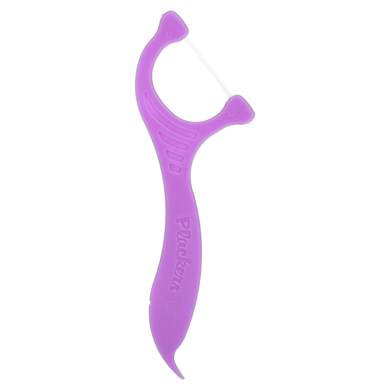 Plackers, Gentleslide, зубочистки с нитью, мята, 90 шт.
