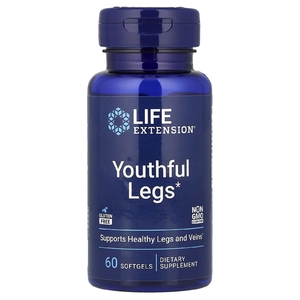 Life Extension, Youthful Legs, добавка для молодости ног, 60 капсул (250 мг в 1 капсуле)