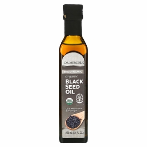 Dr. Mercola, Biodynamic, Органическое масло черного тмина, 8,4 жидких унций (250 мл)