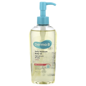 Derma:B, увлажняющее масло для тела для ежедневного использования, свежий персик, 200 мл (6,7 жидк. унции)