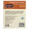 Celestial Seasonings, травяной чай, Country Peach Passion, без кофеина, 20 чайных пакетиков, 41 г (1,4 унции)