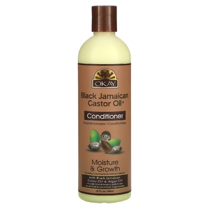 Okay Pure Naturals, Black Jamaican Castor Oil, черное ямайское касторовое масло, кондиционер, 355 мл (12 жидк. унций)