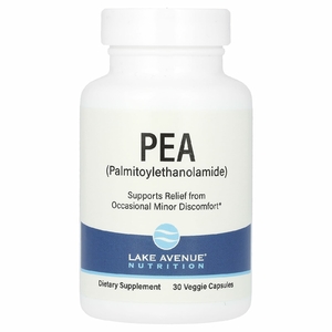 Lake Avenue Nutrition, ПЭА (пальмитоилэтаноламид), 30 вегетарианских капсул