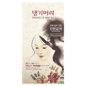 DAENG GI MEO RI, краска для волос с лекарственными травами, коричневый, 1 набор