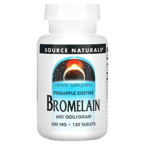 Source Naturals, бромелаин 600 GDU/г, 500 мг, 120 таблеток